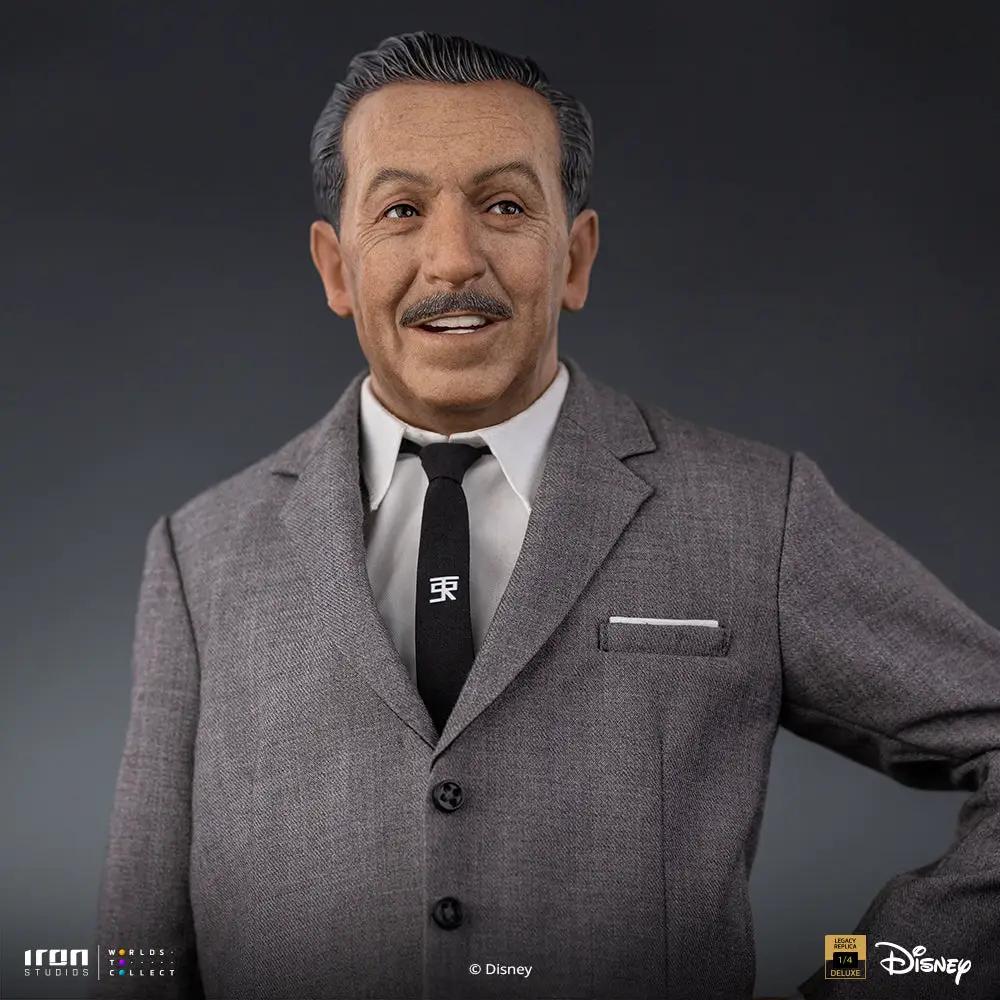 Statue of Walt Disney in a gray suit with black tie, 1/4 scale by Iron Studios