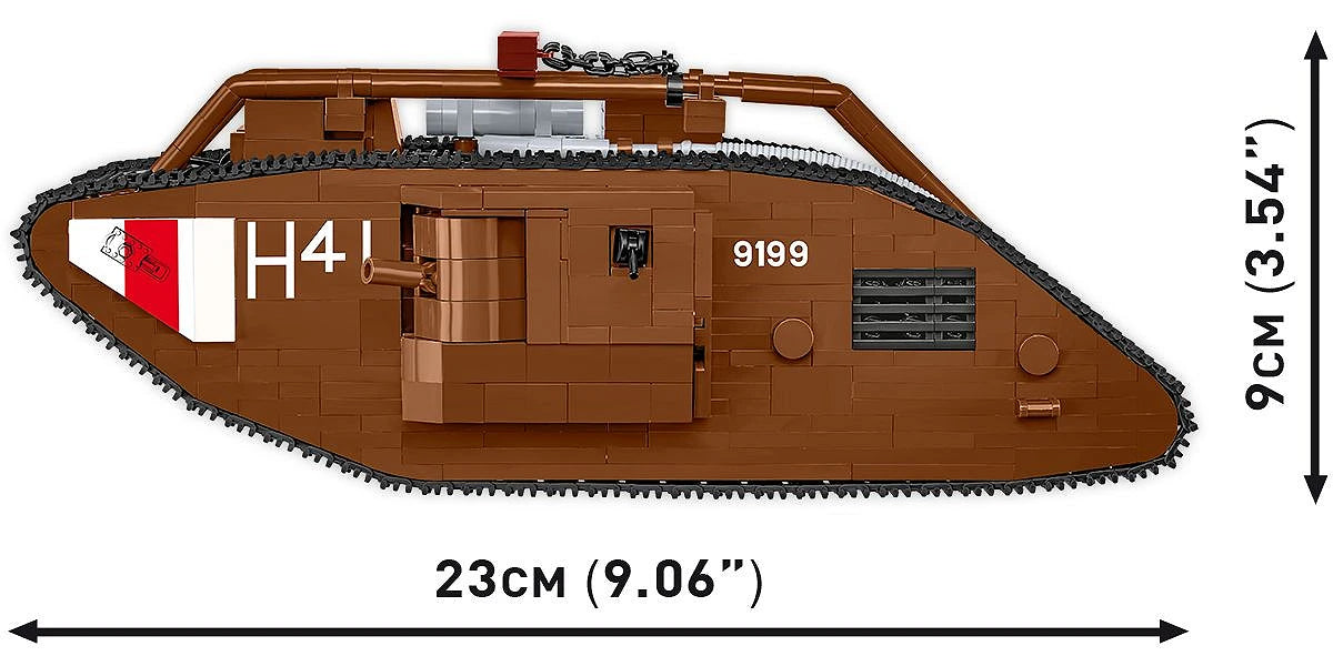 Tanque Mark V (Male) no 9199 23 cm