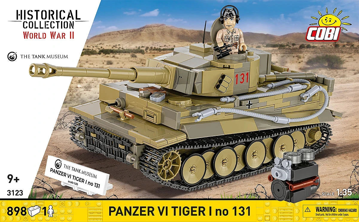 Tanque Panzer VI Tiger I no 131 Scale 1/35 by COBI