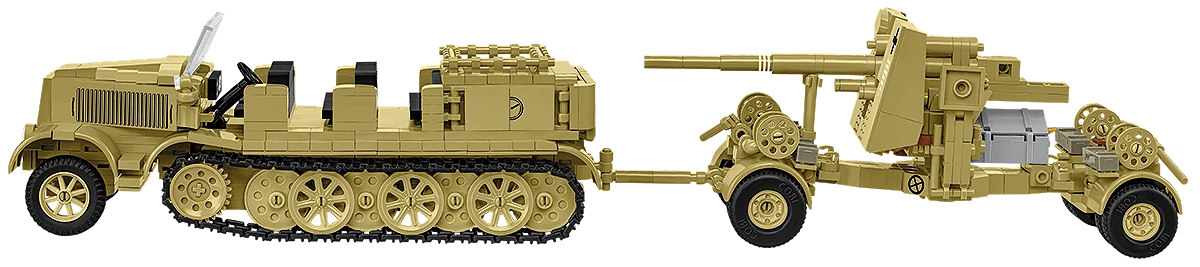 Sd.Kfz.8 Towing 8.8 cm Flak 36 1/35 Scale