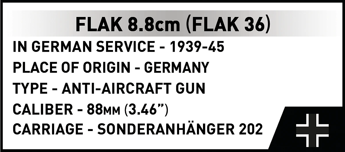 Sd.Kfz.8 Towing 8.8 cm Flak 36 1/35 Scale