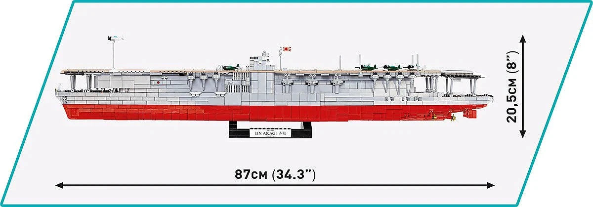 IJN Akagi Aircraft Carrier by COBI
