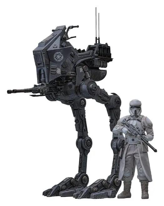 Hot Toys Star Wars 1/6 Imperial Remnant AT-RT Driver and AT-RT walker set, gray, 60 cm tall, 2 figures