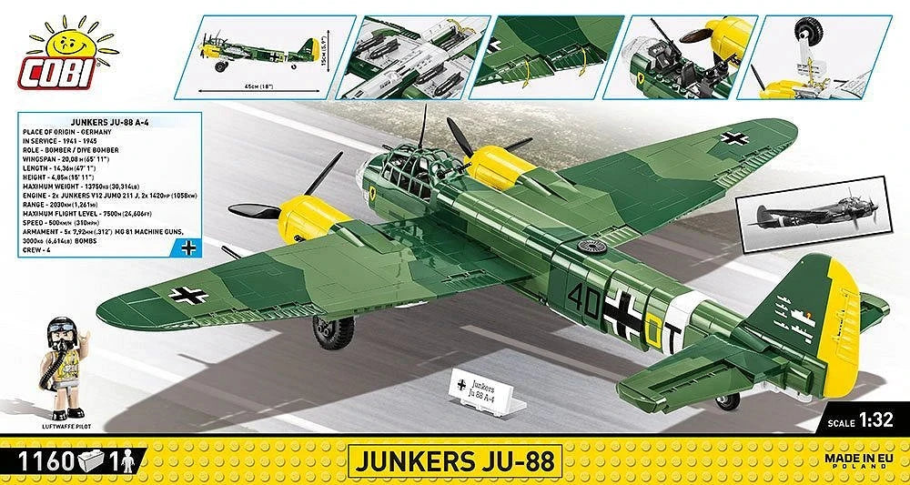 Junkers Ju 88 by COBI