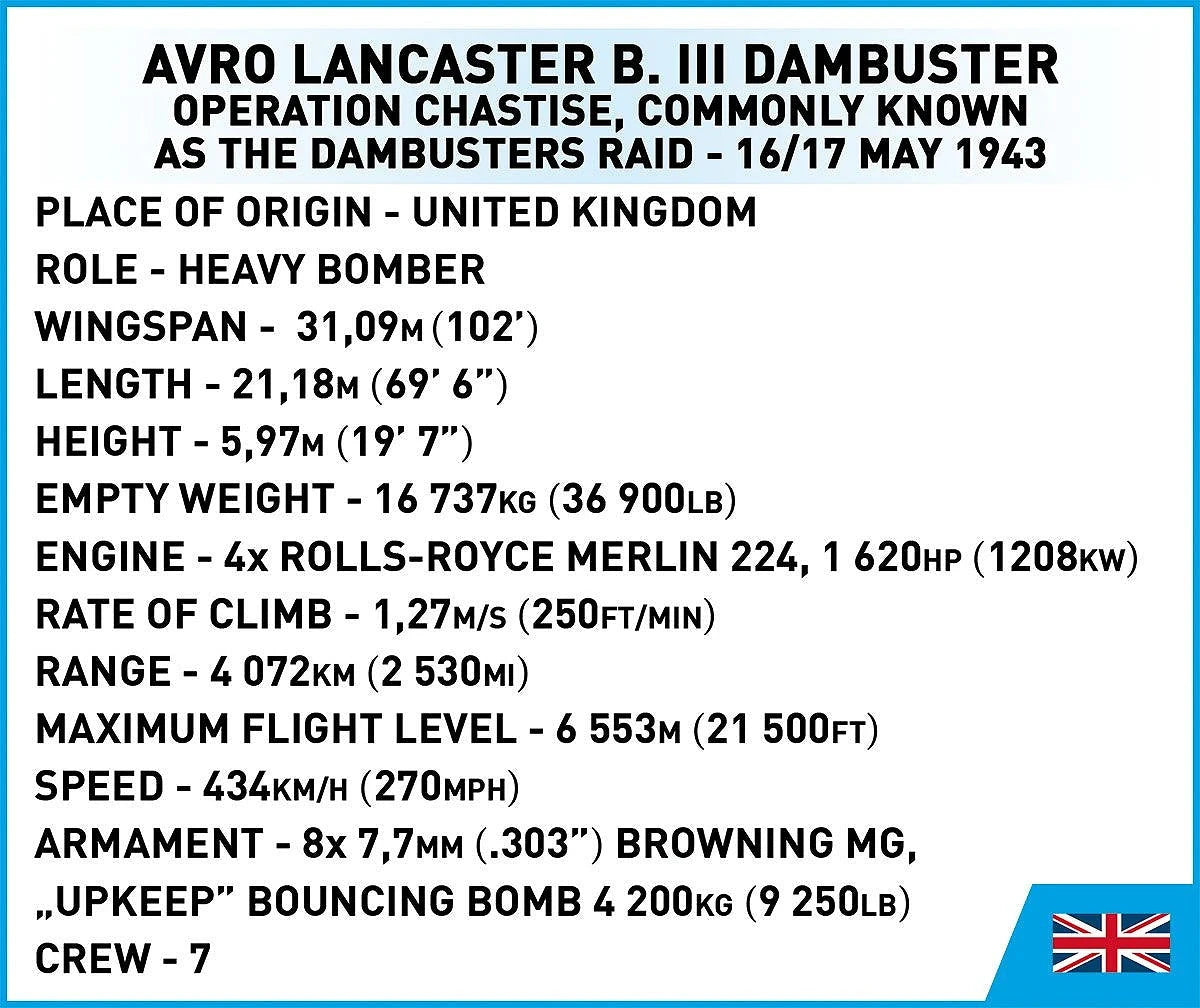 Avro Lancaster B. III Dambuster - Executive Edition by COBI