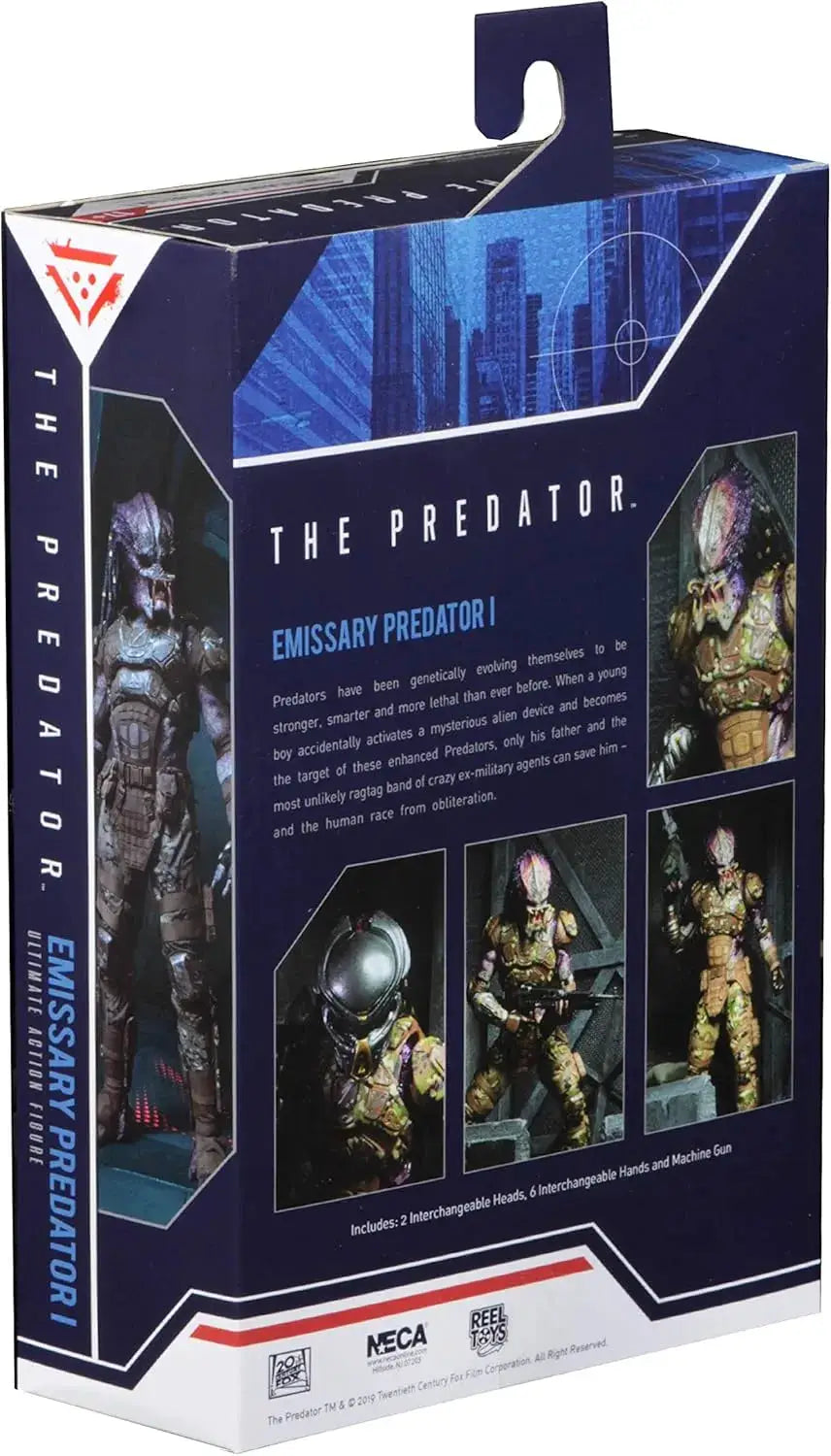 NECA Predator Emissary Predator I deluxe action figure, 20 cm, blue packaging