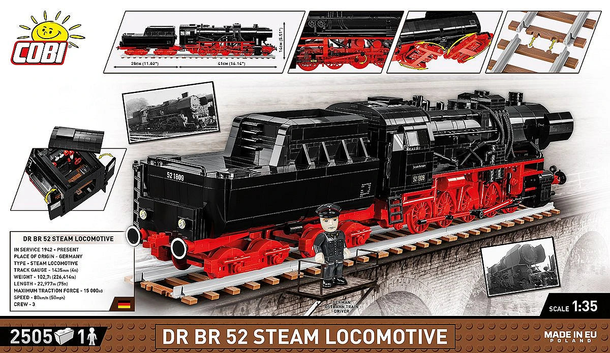 DR BR 52 Steam Locomotive