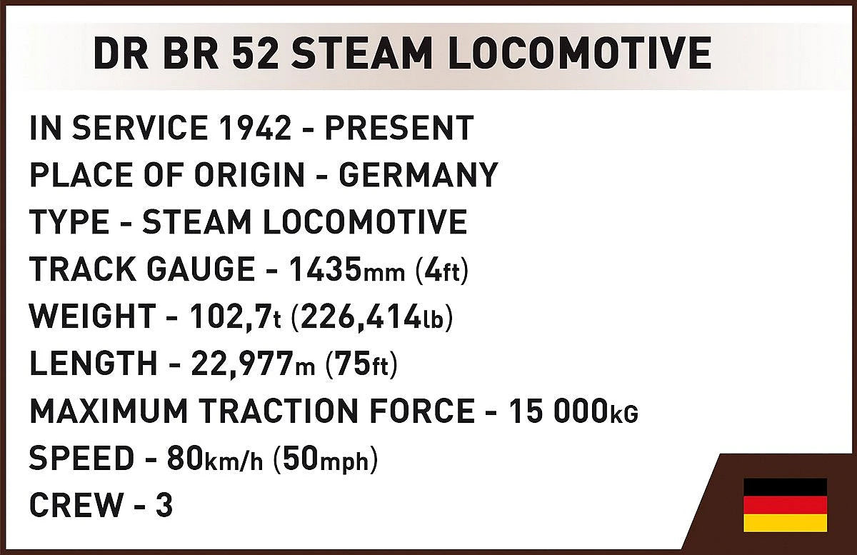 DR BR 52 Steam Locomotive