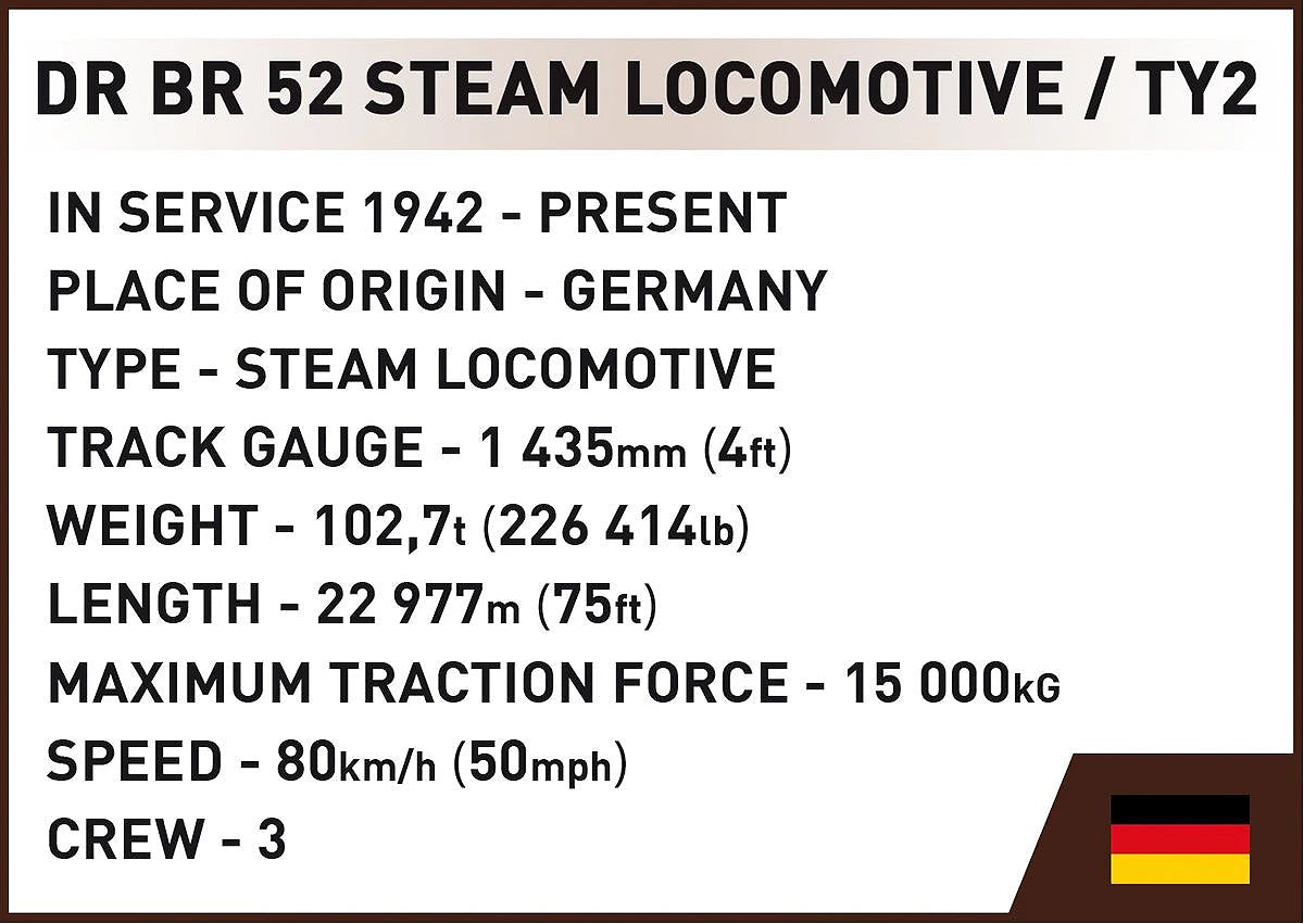 DR BR 52 Steam Locomotive & Railway Semaphore