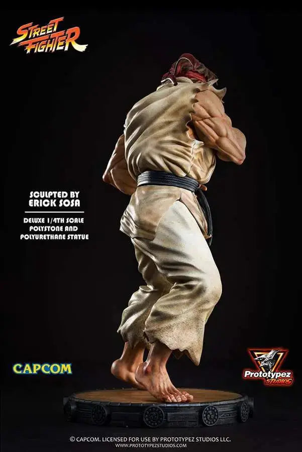 Street Fighter Ryu 1/4 statue by PrototypeZ, polystone figure, Capcom licensed
