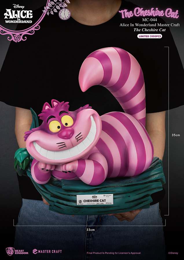 Alicia en el país de las maravillas Estatua Master Craft The Cheshire Cat 36 cm