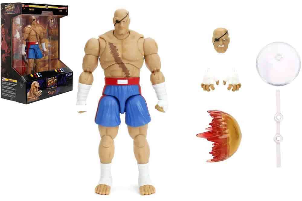 Street fighter 2: sagat - dx action figure scale 1:12