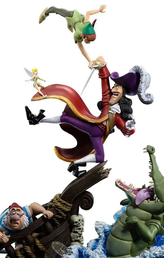 Peter Pan vs Hook statue by Iron Studios, Disney 1/10 Deluxe Art Scale, 42 cm collectible