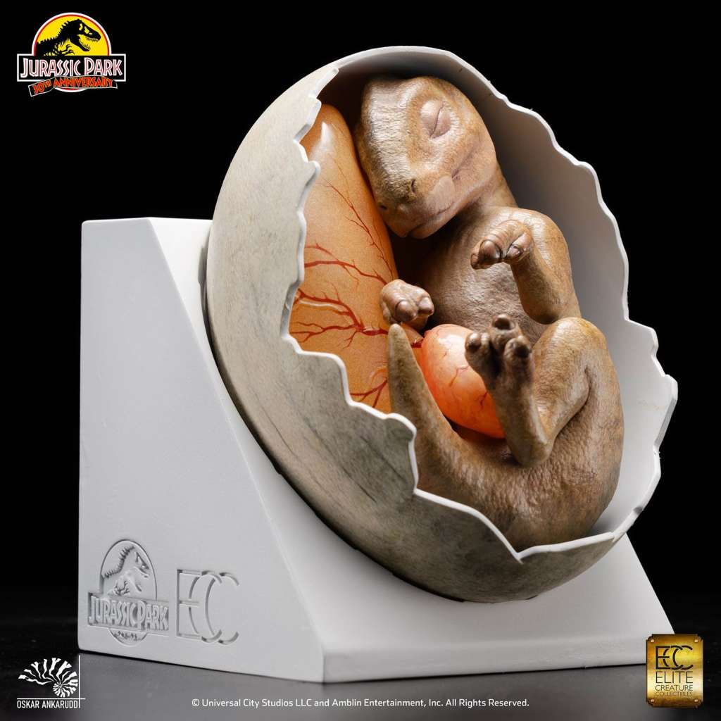 Jurassic park 30th ann hadrosaur egg hatching
