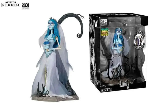 Emily Novia Cadaver 1:10 PVC figure by ABYSTYLE STUDIO; blue-skinned bridal ghost with veil, 21 cm, SFC packaging