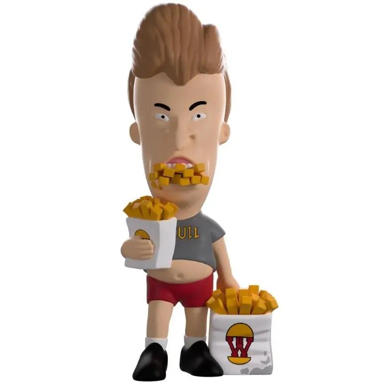 Beavis and Butt-Head Butt-Head figure by YOUTOOZ; vinyl collectible holding fries in two containers.