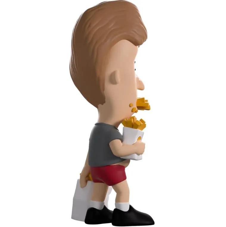 Butt-Head figura Beavis and Butt-Head de YOUTOOZ; figura de acción, cabello castaño, camiseta gris y shorts rojos.