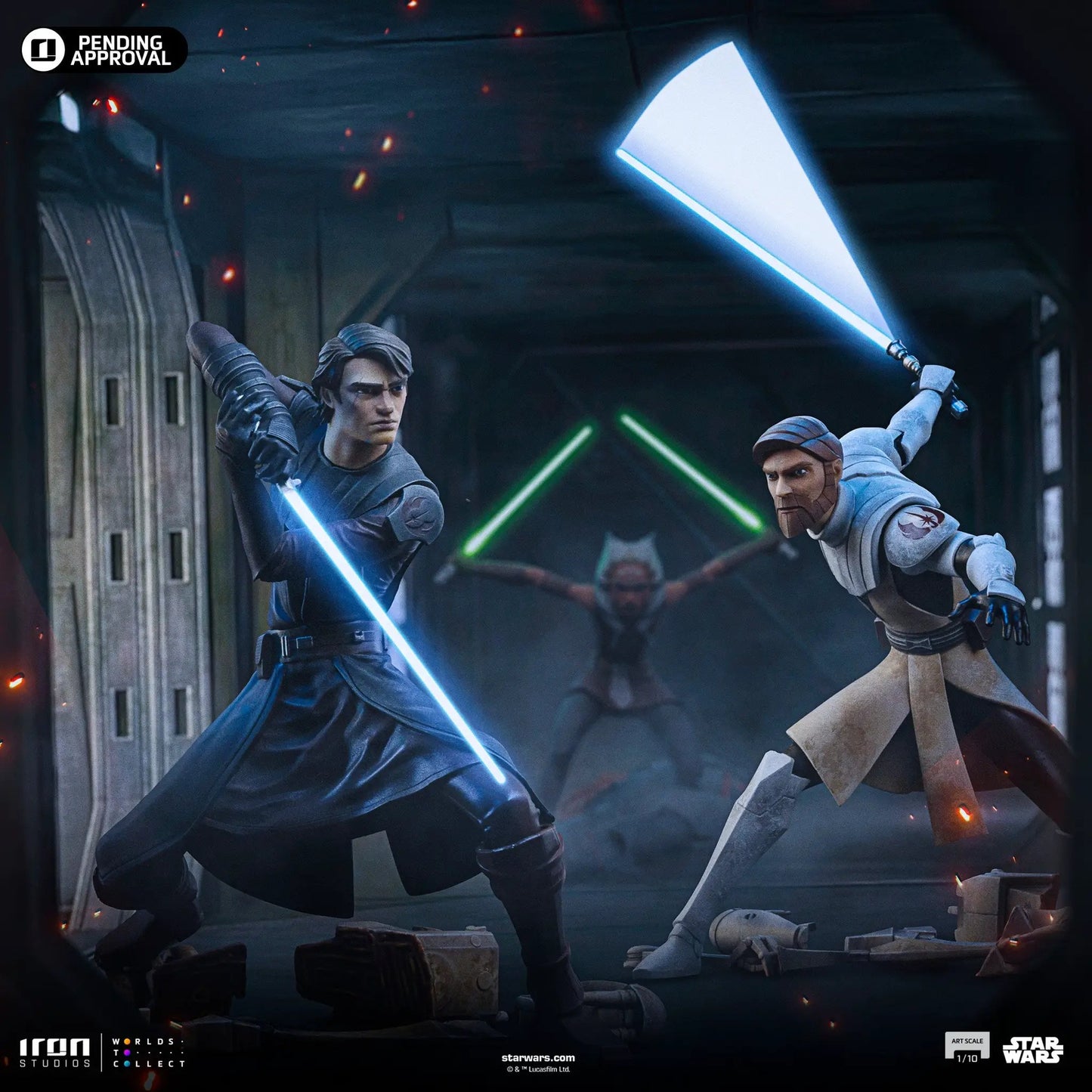 Statue Obi-Wan Kenobi – Star Wars: Clone Wars - Art Scale 1/10 - Iron Studios