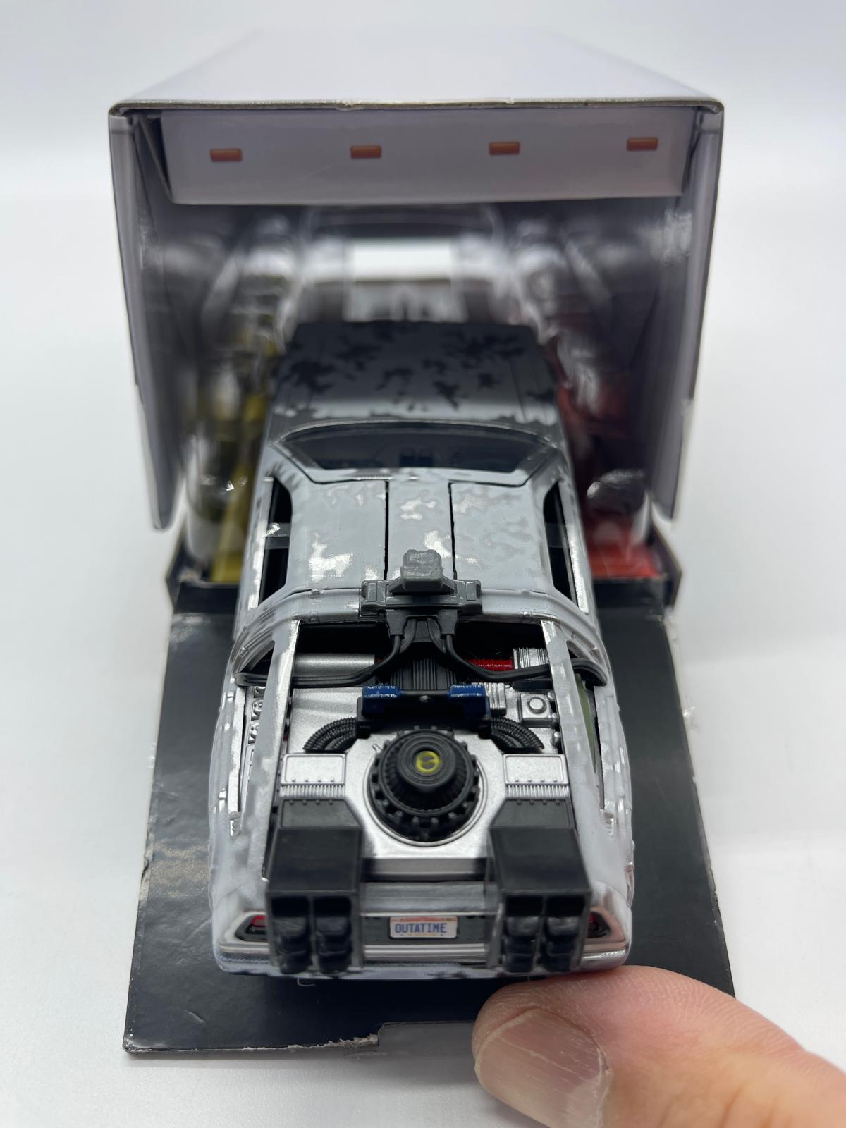 Delorean Frozen 40 aniversario 1/32 Back To The Future Hollywood Rides