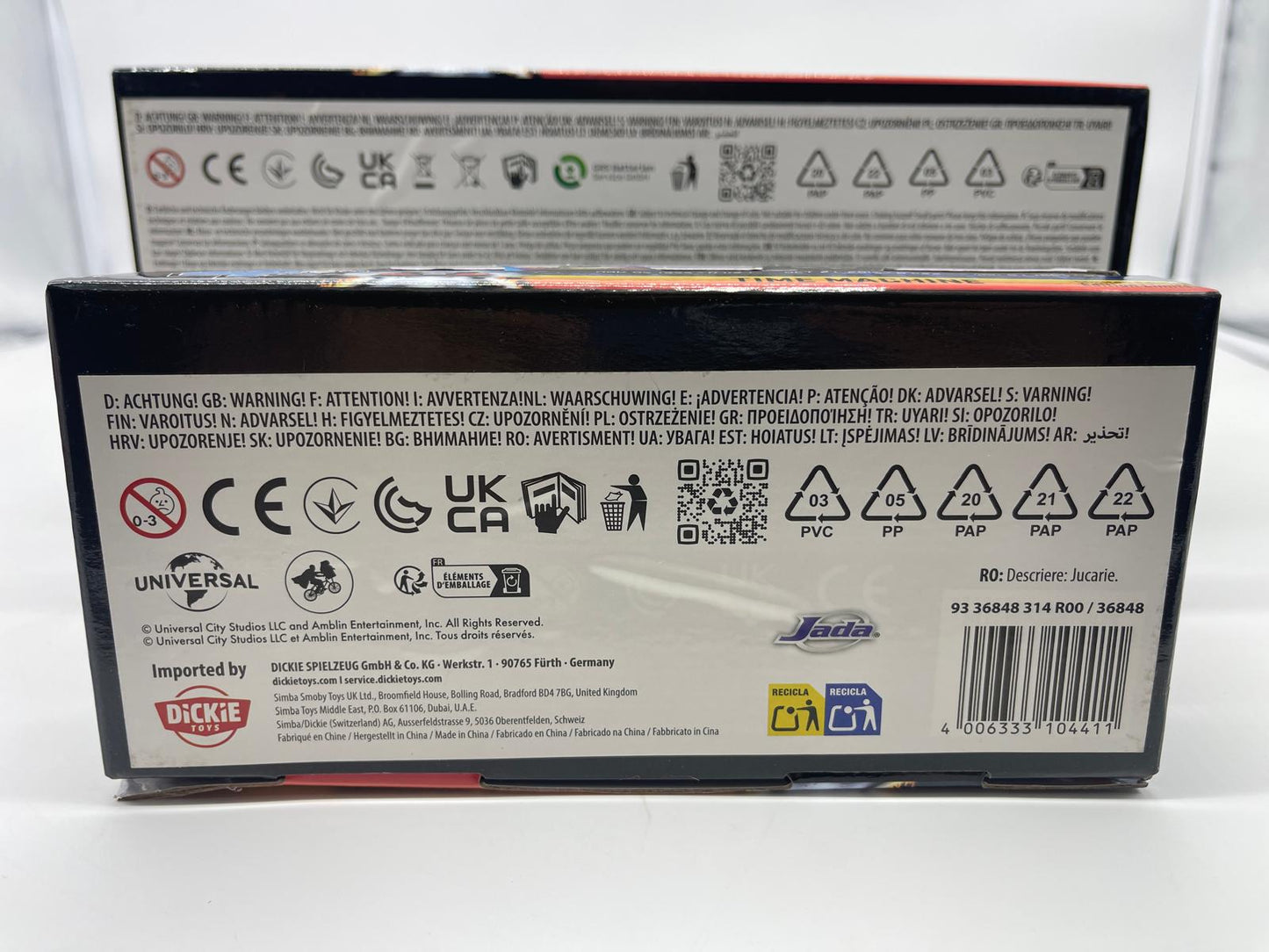 Delorean Frozen 40 aniversario 1/32 Back To The Future Hollywood Rides