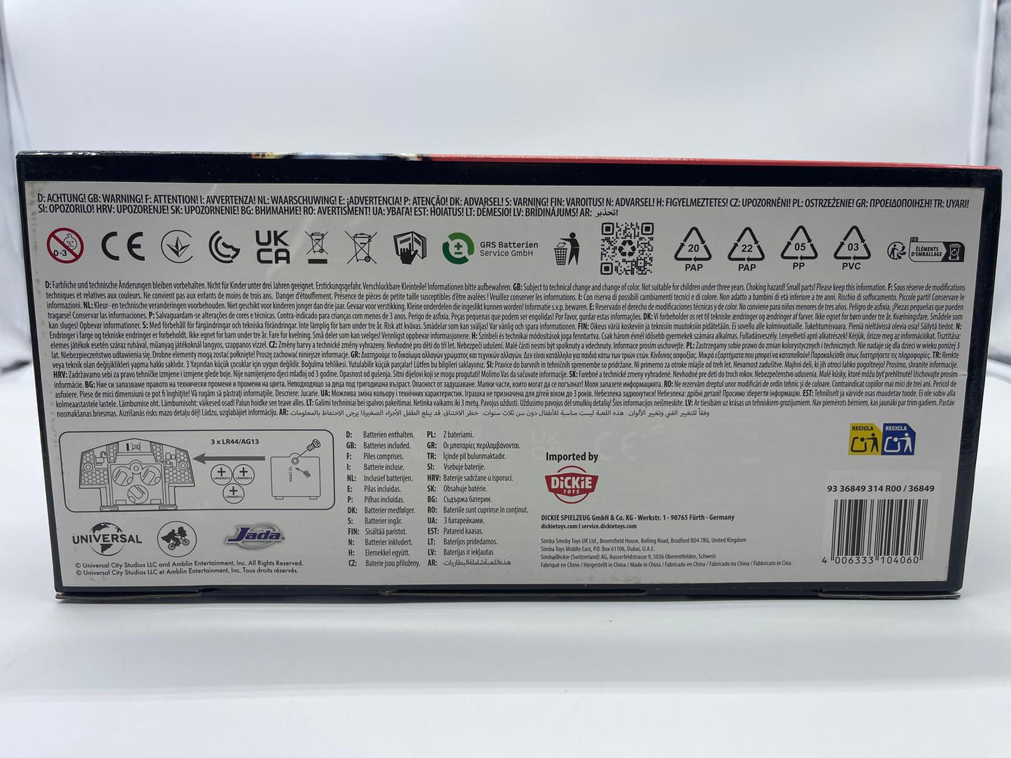 Delorean 40 aniversario 1/24 Back To The Future Hollywood Rides