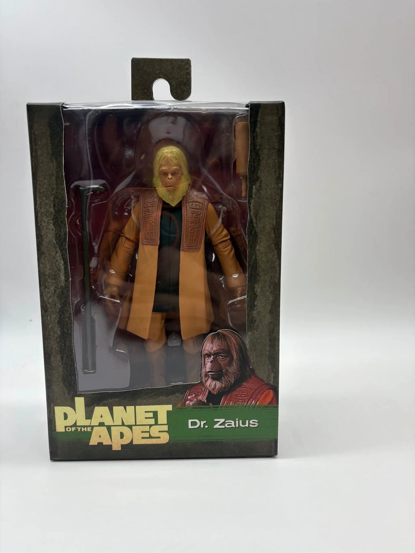 Action figure Dr. Zaius from Planet of the Apes by NECA, 18 cm, in a windowed box