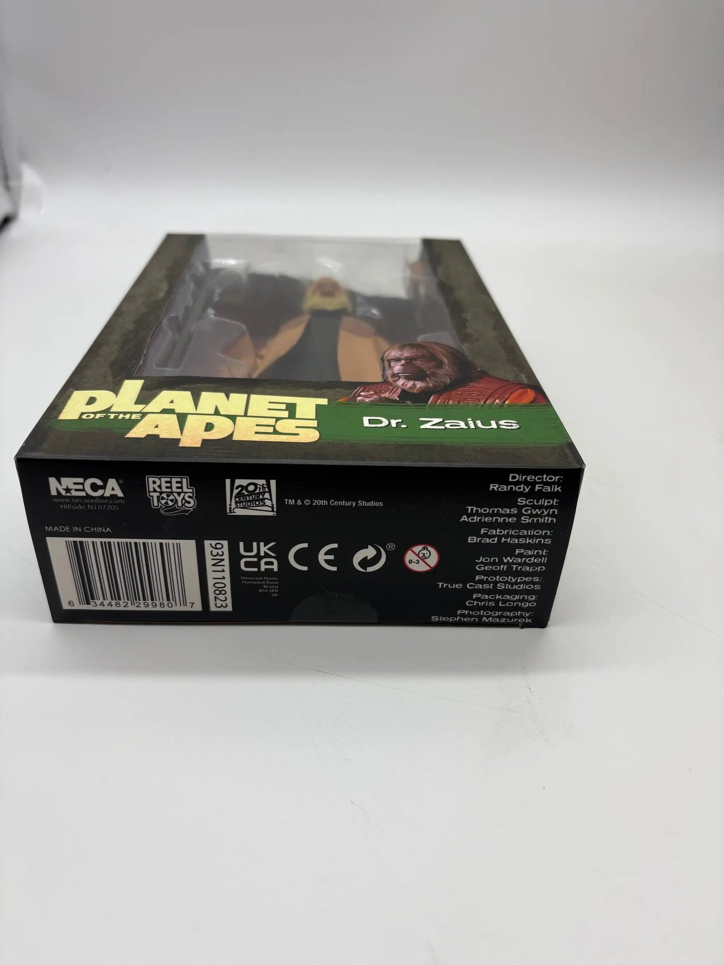 Planet of the Apes Dr. Zaius 18 cm action figure by NECA in window box packaging