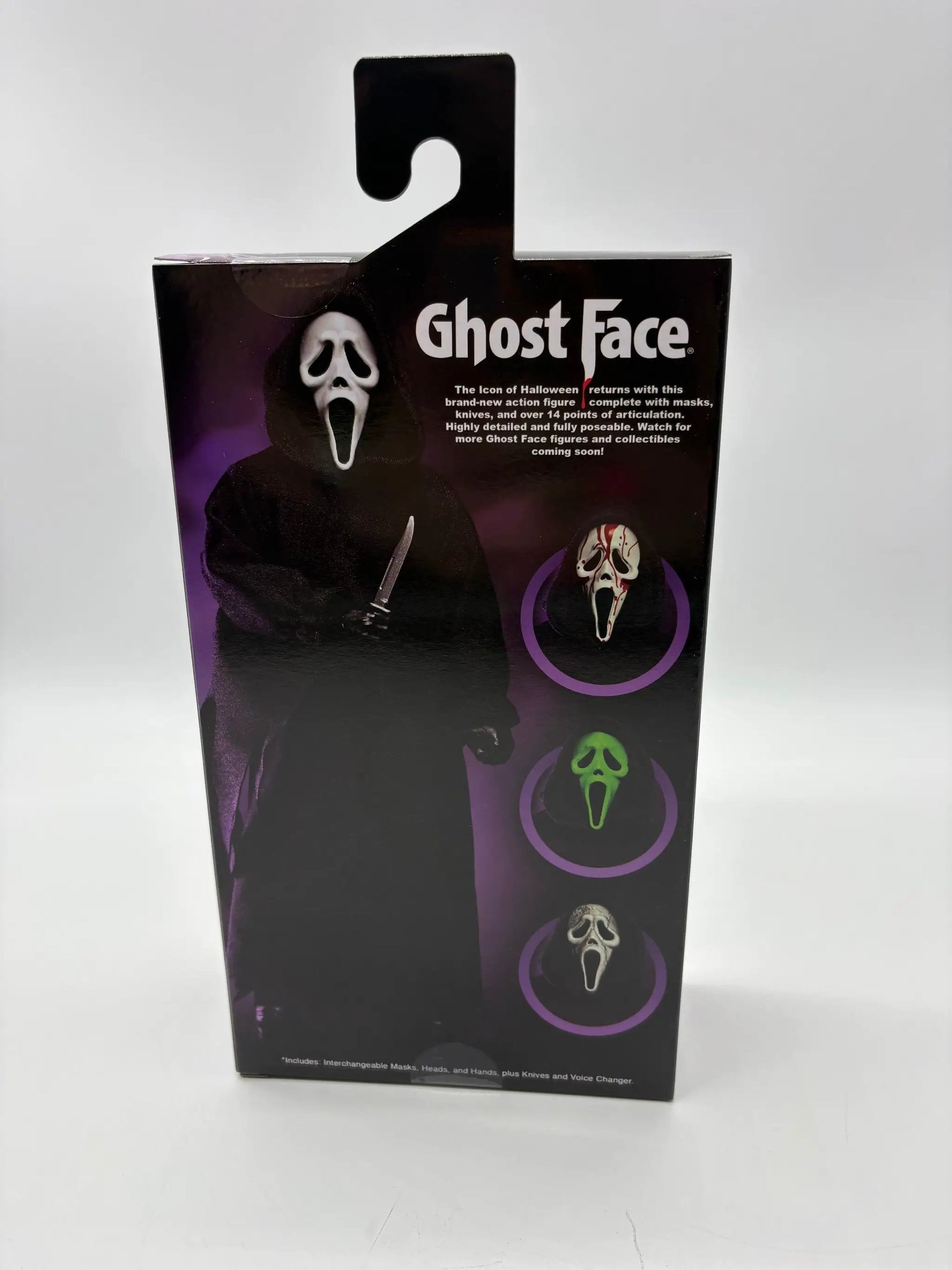 Scream Figura Retro Ghostface (Updated) 20 cm, NECA figura de acción