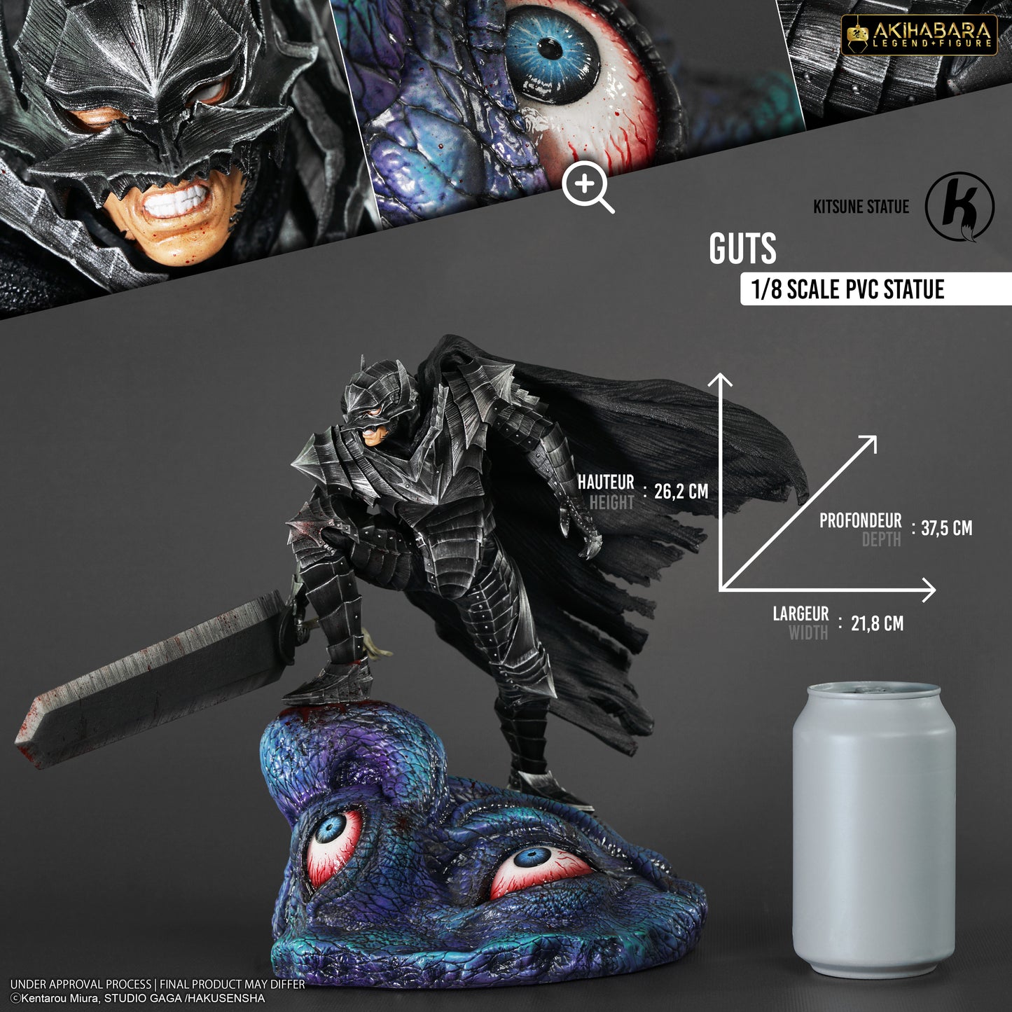 Kitsune Berserk 1/8 scale PVC Statue 26cm