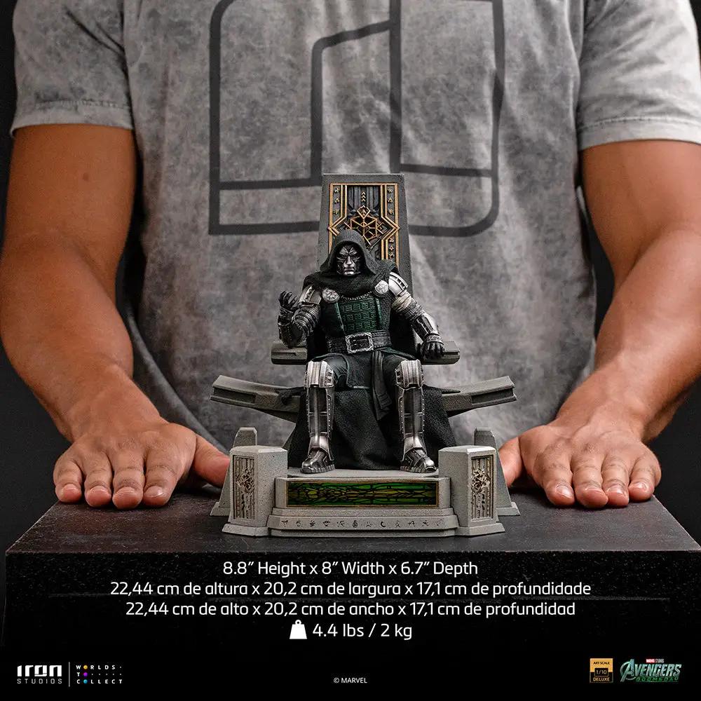 Statue Doctor Doom on Throne by Iron Studios, Avengers: Doomsday, Art Scale 1/10
