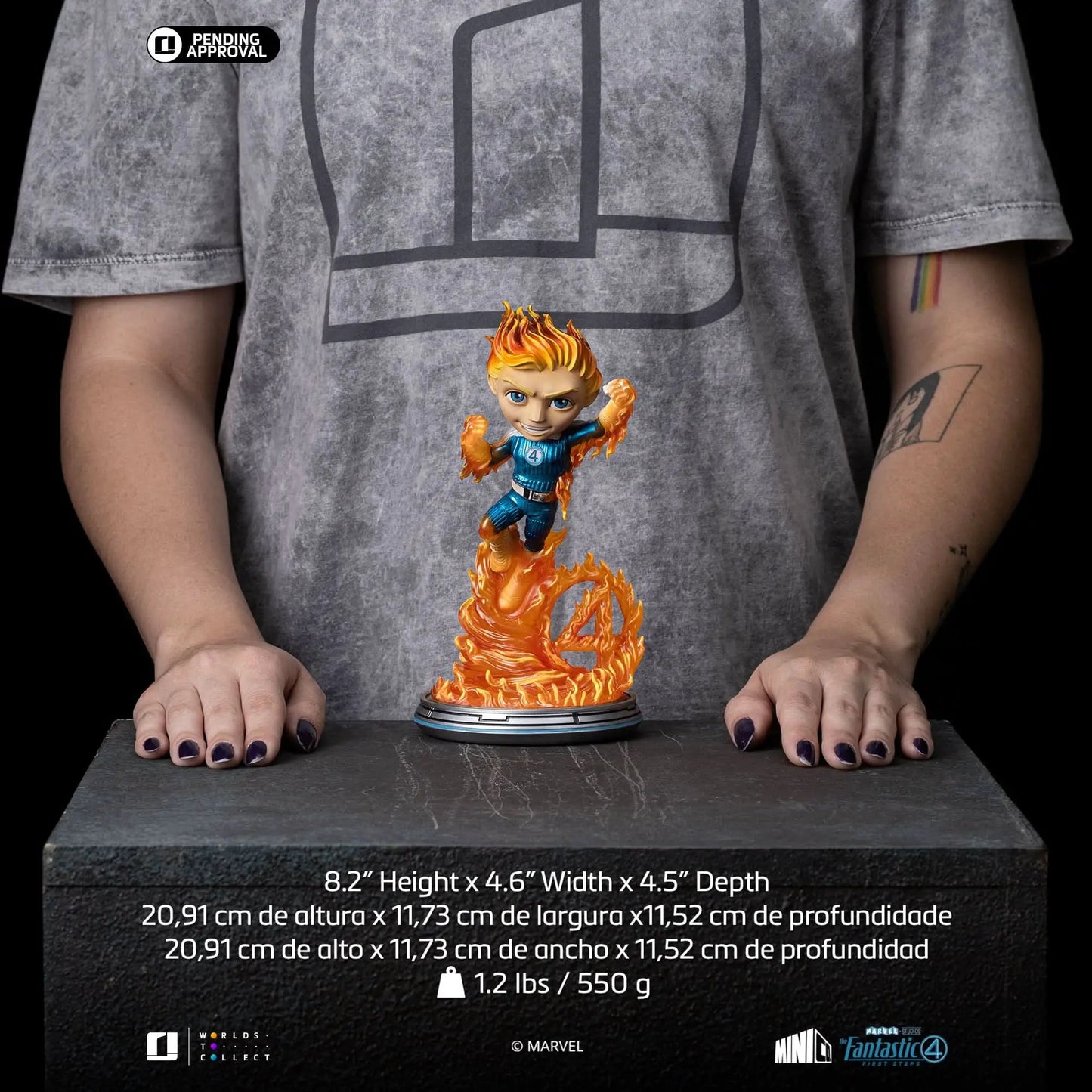 Statue Fantastic Four Pack (Metallic Version) - The Fantastic Four: First Steps - Minico - Iron Studios