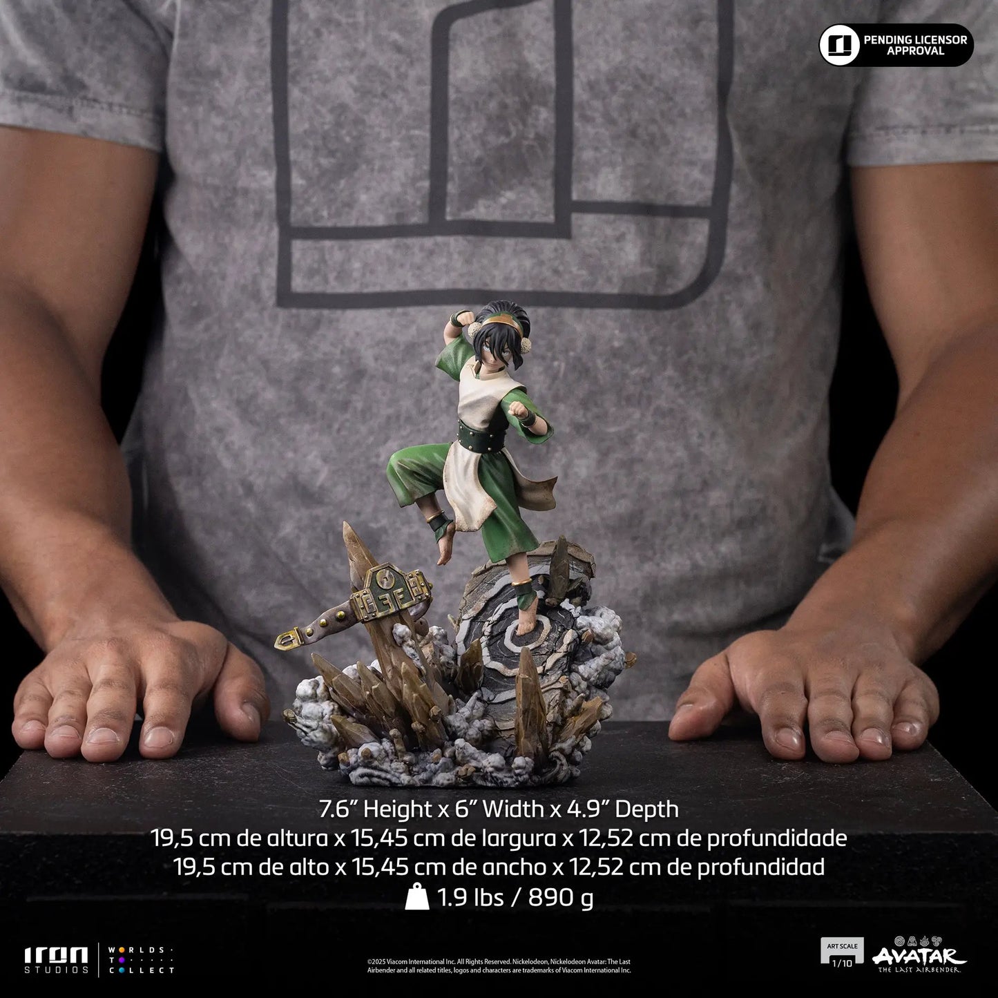 Pre-Order - Statue Toph Beifong - Avatar: The Last Airbender - Art Scale 1/10 - Iron Studios