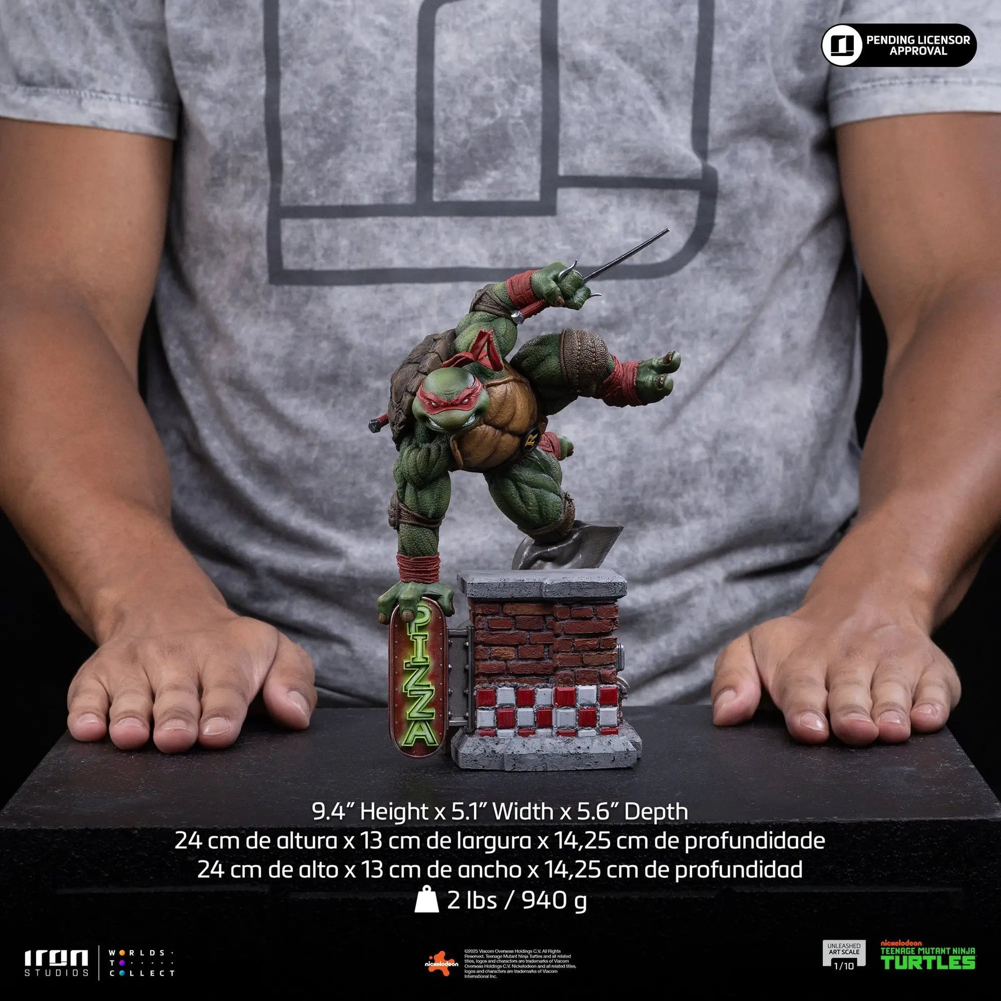 Pre-Order - Statue Raphael Unleashed - Teenage Mutant Ninja Turtles - Art Scale 1/10 - Iron Studios