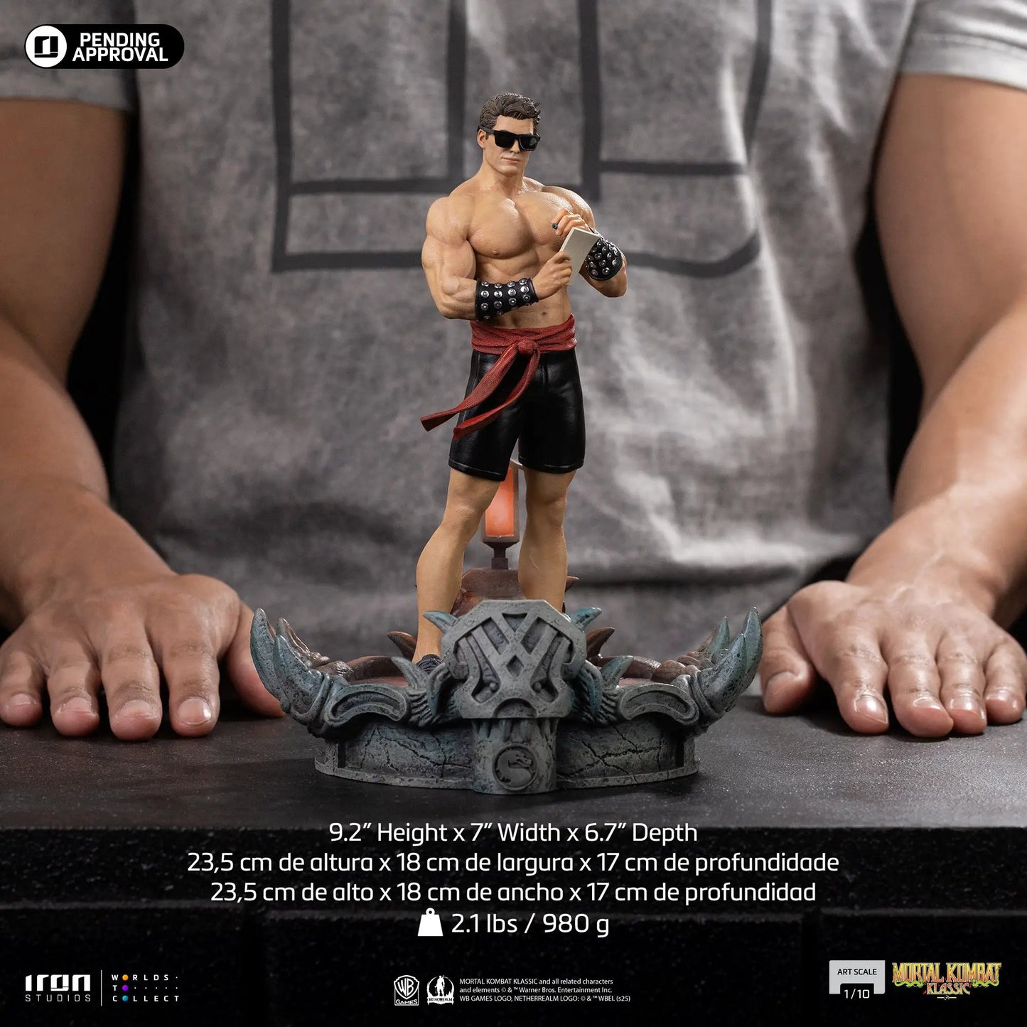 Pre-Order - Statue Johnny Cage - Mortal Kombat - Art Scale 1/10 - Iron Studios