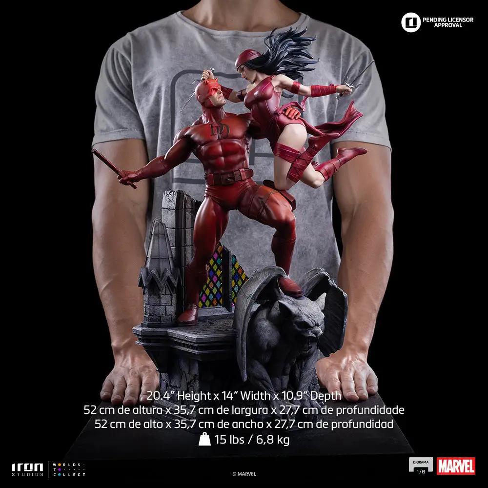 Pre-Order - Statue Daredevil and Elektra - Marvel Comics - Diorama 1/6 - Iron Studios