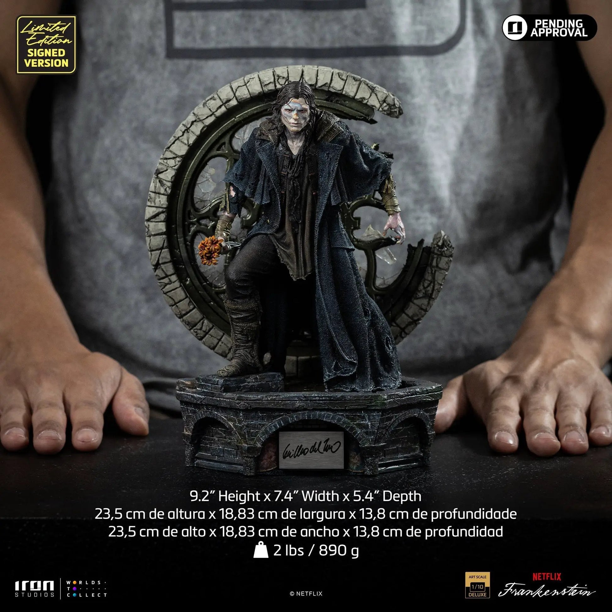 Pre-Order - Frankenstein's Monster - Guillermo Del Toro's Frankenstein (Signed ver.) - Deluxe Art Scale 1/10 - Iron Studios