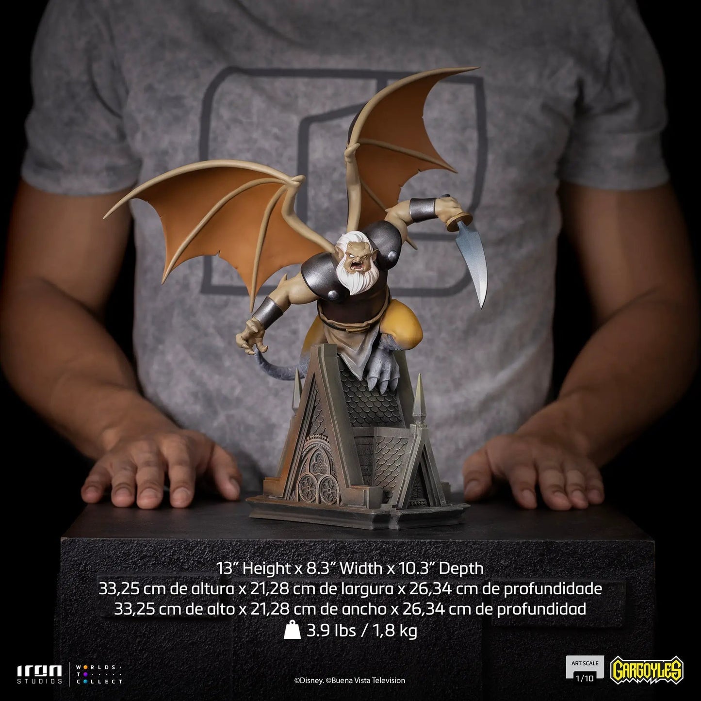 Pre-Order - Statue Hudson - Gargoyles - Art Scale 1/10 - Iron Studios