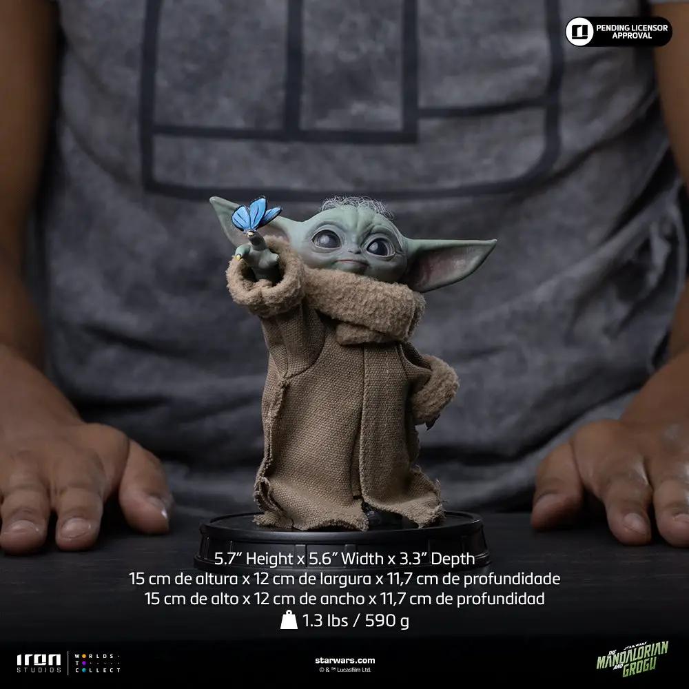 Pre-Order - Statue Grogu Butterfly Wonder - Mandalorian and Grogu Movie - Grogu Collection - Iron Studios