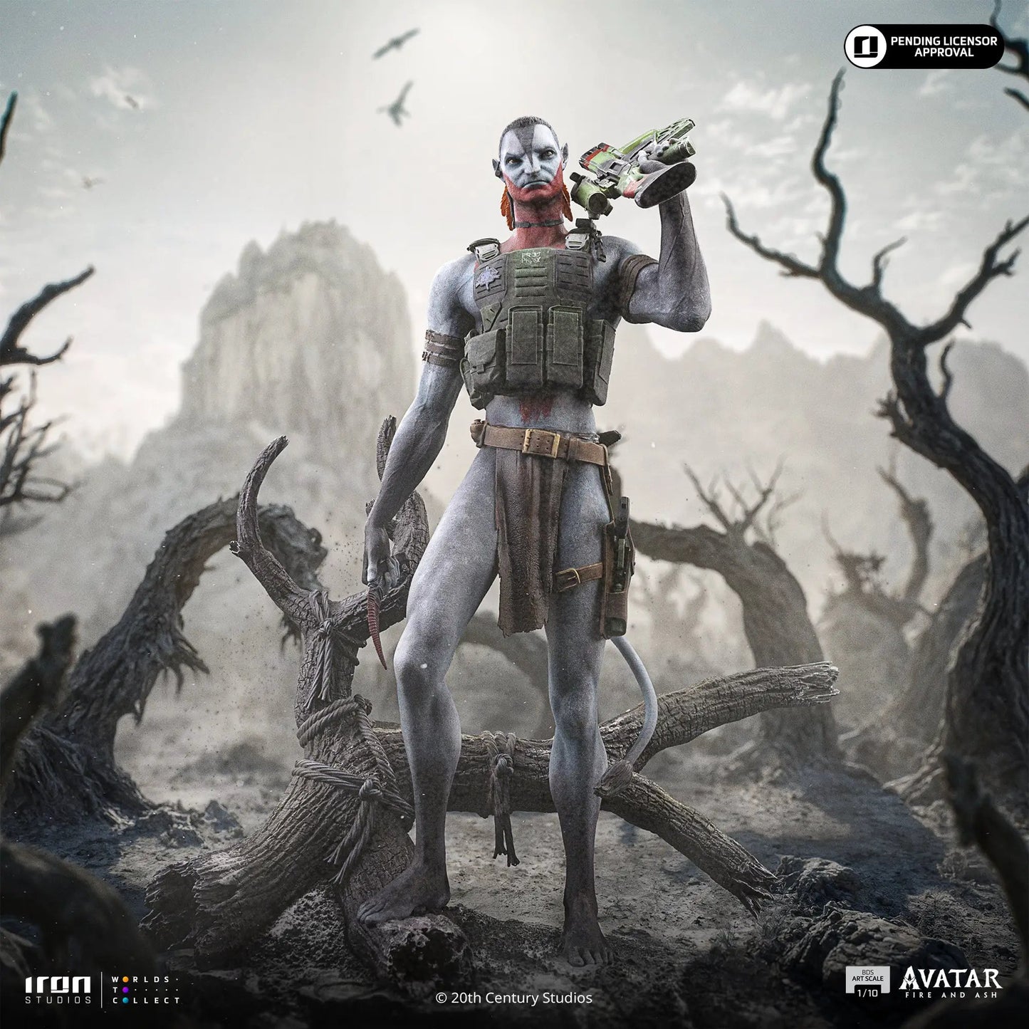 Pre-Order - Statue Miles Quaritch - Avatar 3: Fire and Ash - Art Scale 1/10 - Iron Studios