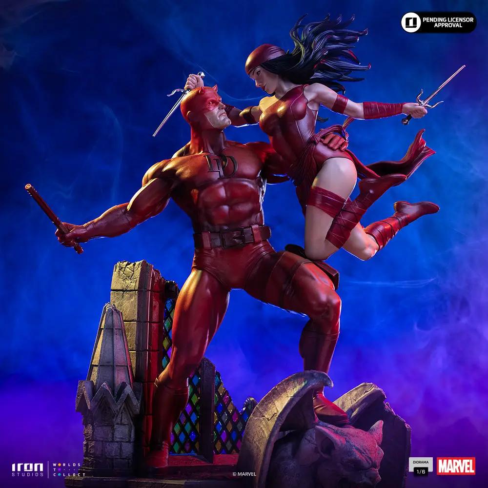 Pre-Order - Statue Daredevil and Elektra - Marvel Comics - Diorama 1/6 - Iron Studios