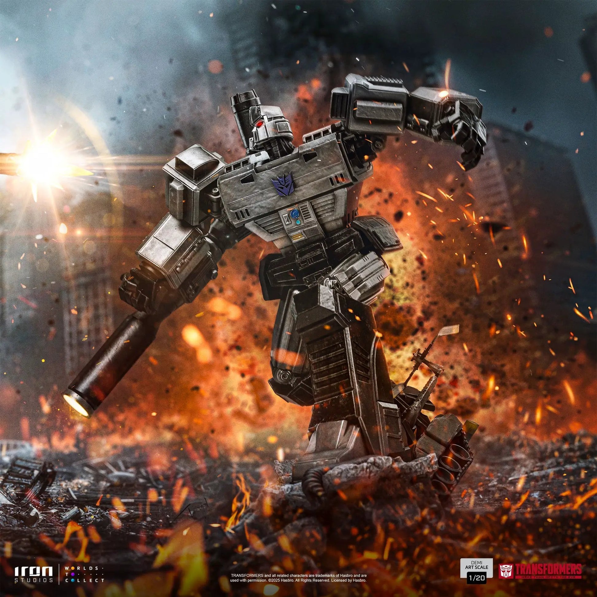 Pre-Order - Statue Megatron - Transformers - Demi Scale 1/20 - Iron Studios