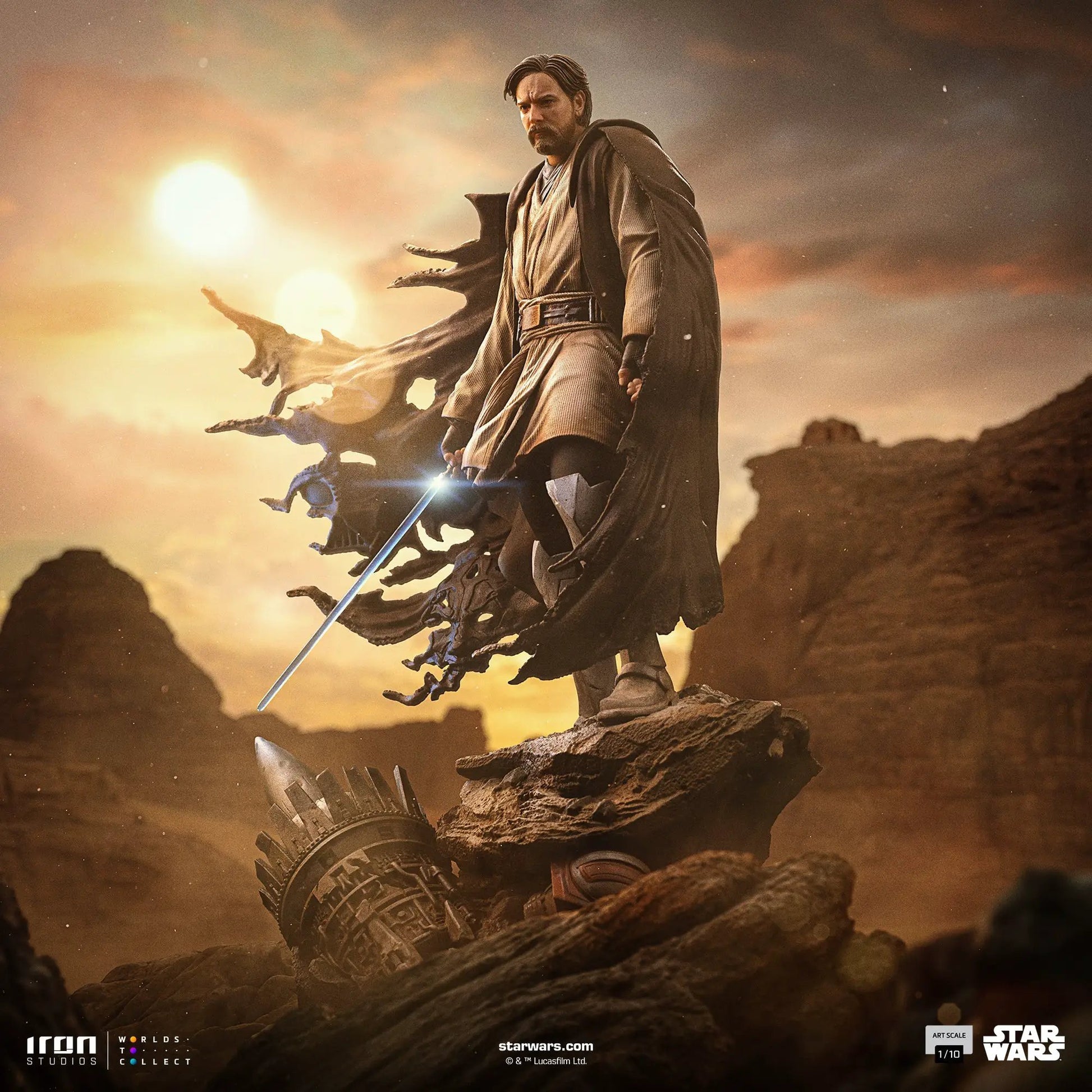 Pre-Order - Statue Obi-Wan (Signatures) – Star Wars – Art Scale 1/10 – Iron Studios