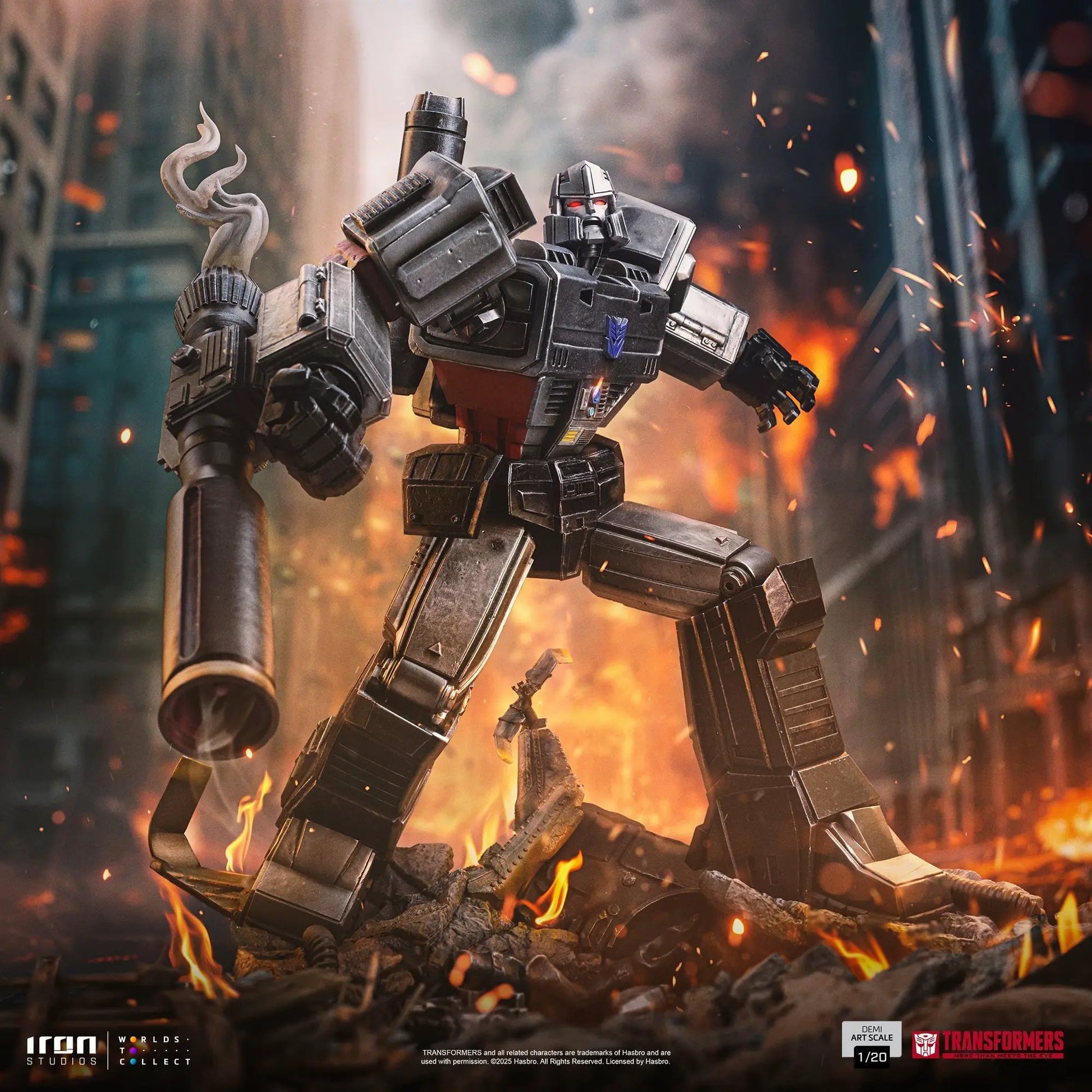 Pre-Order - Statue Megatron - Transformers - Demi Scale 1/20 - Iron Studios