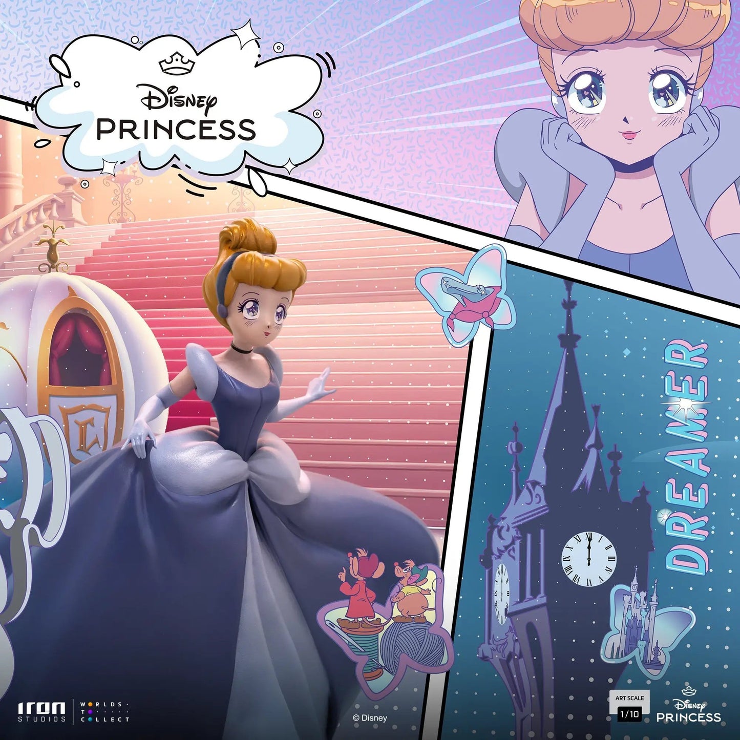 Pre-Order - Statue Cinderella - Disney's Princess - Iron Studios