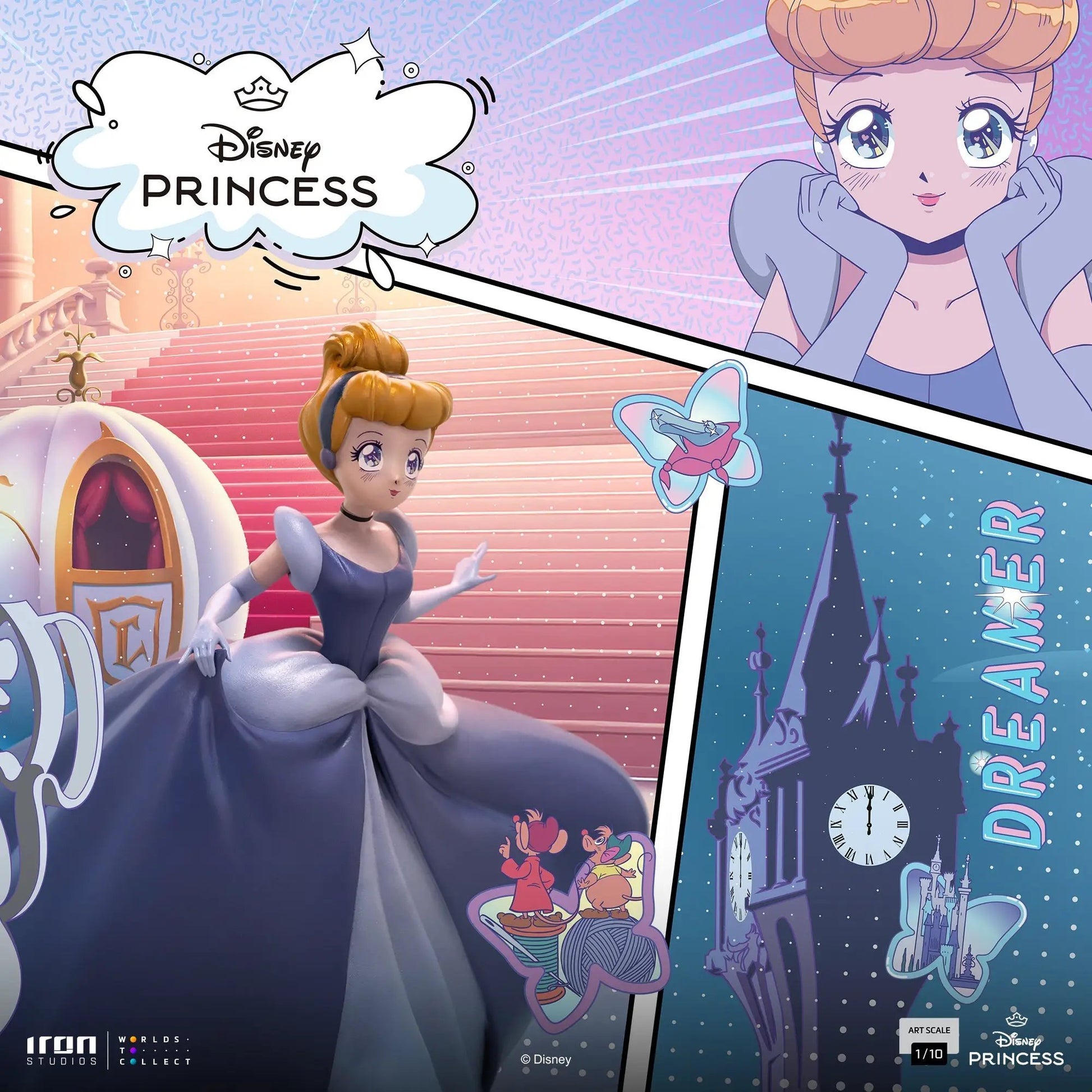Pre-Order - Statue Cinderella - Disney's Princess - Iron Studios
