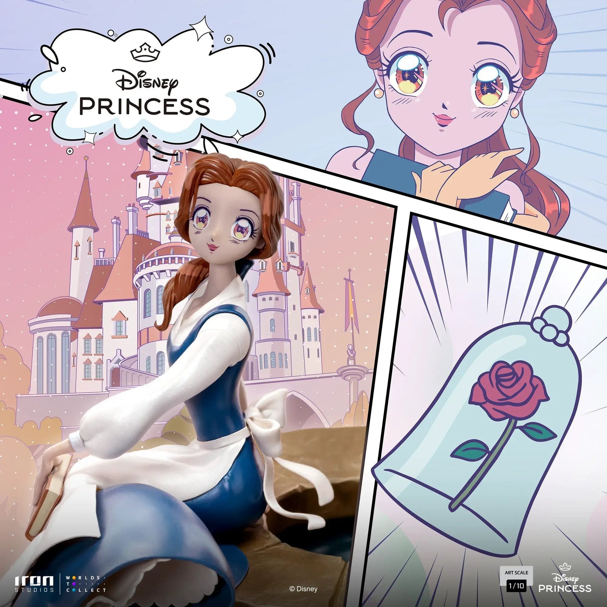 Pre-Order - Statue Belle - Disney's Princess - Iron Studios
