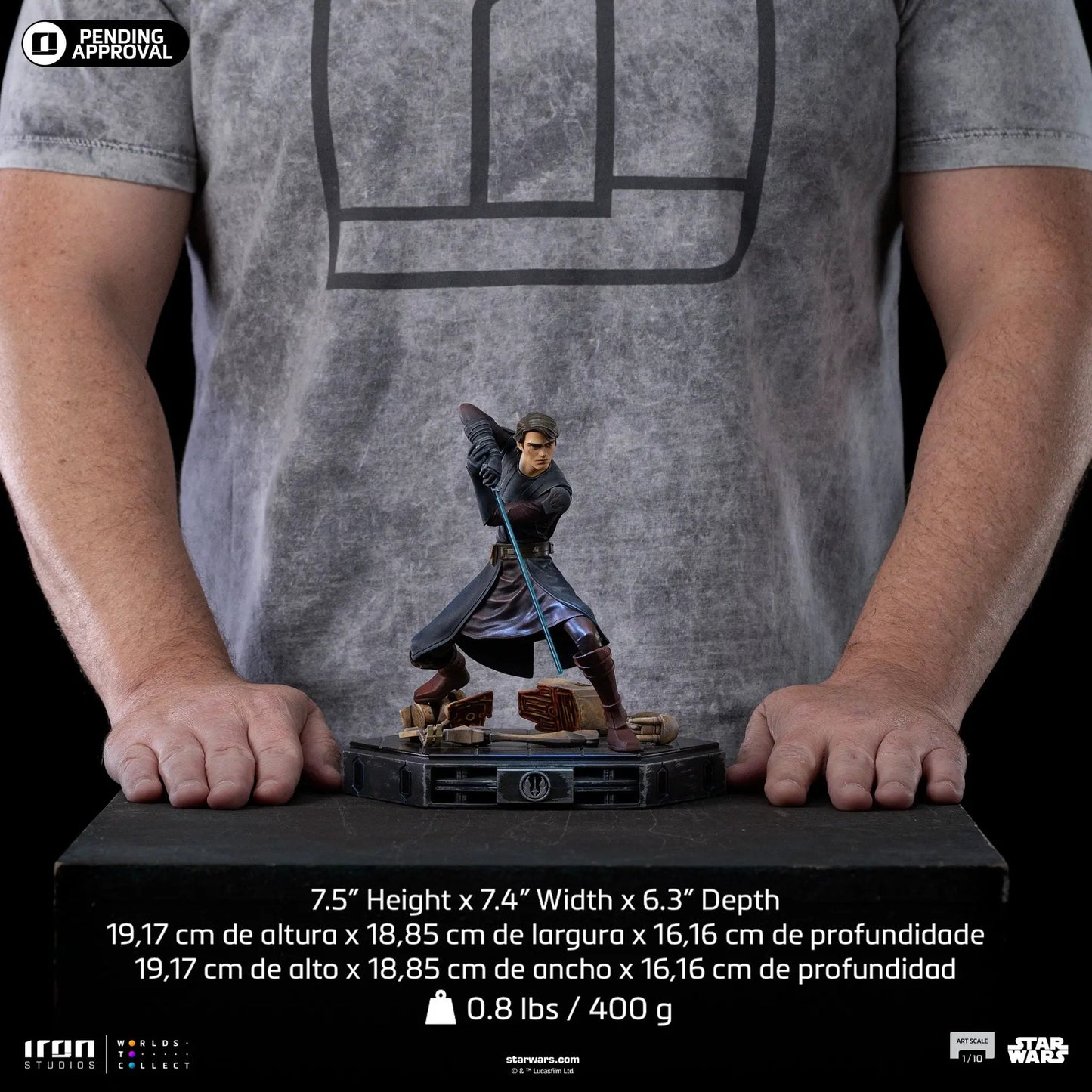 Statue Anakin Skywalker - Star Wars: Clone Wars - Art Scale 1/10 - Iron Studios