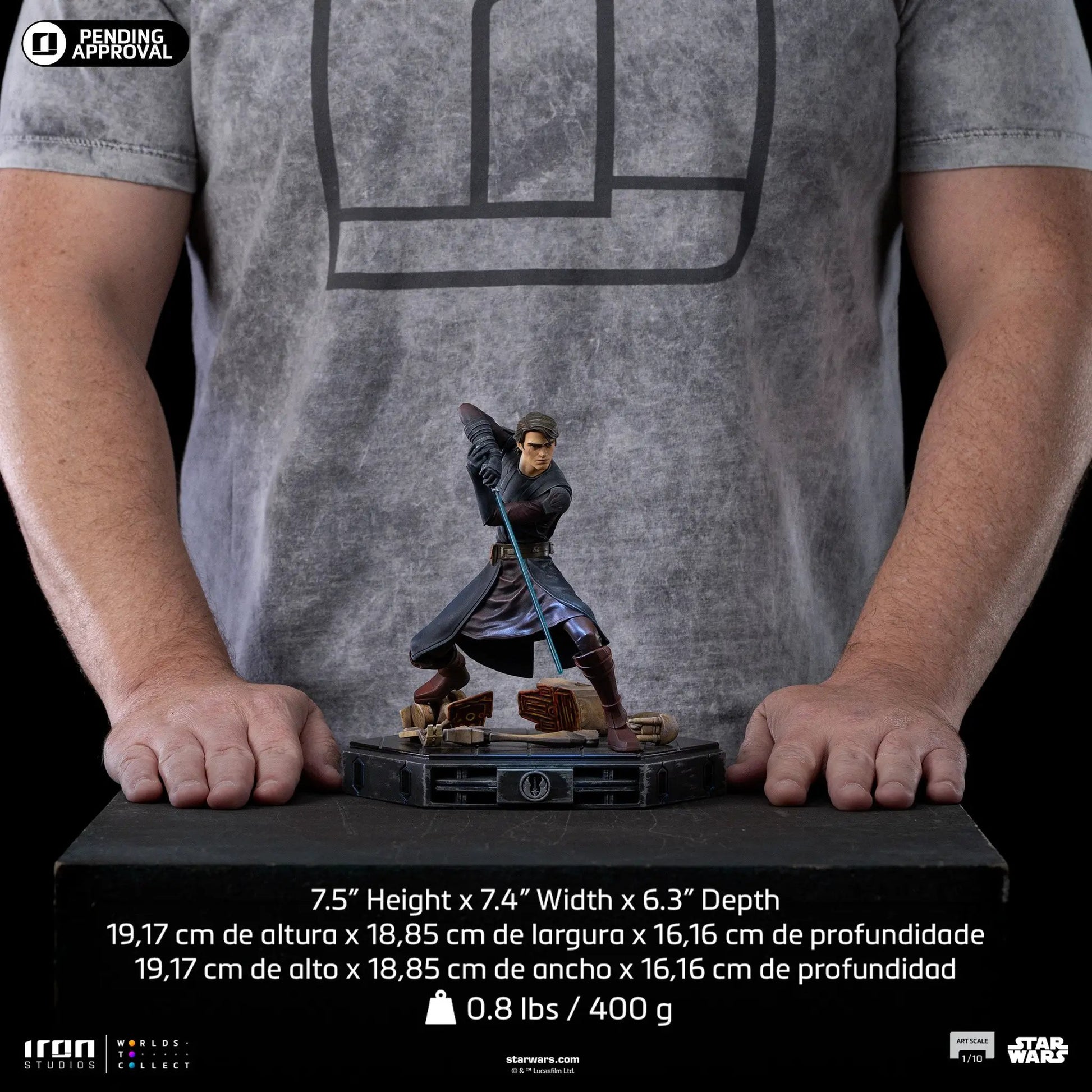 Statue Anakin Skywalker - Star Wars: Clone Wars - Art Scale 1/10 - Iron Studios
