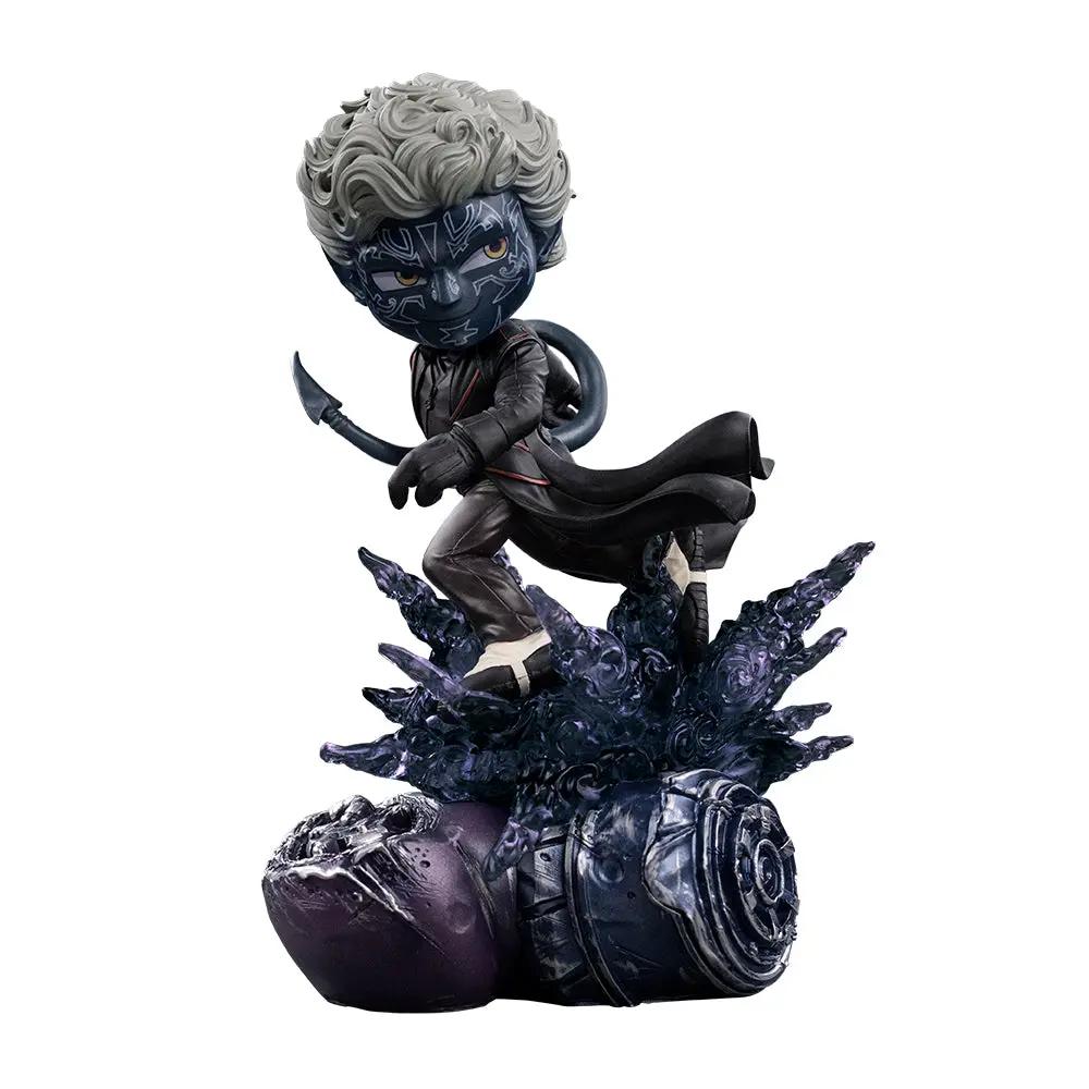 Nightcrawler statue by Iron Studios Minico, Marvel X-Men character on a dark crystal base