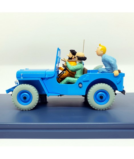 Tintin coche escala 1/24 -04 - La Jeep Bleue - Objetivo Luna